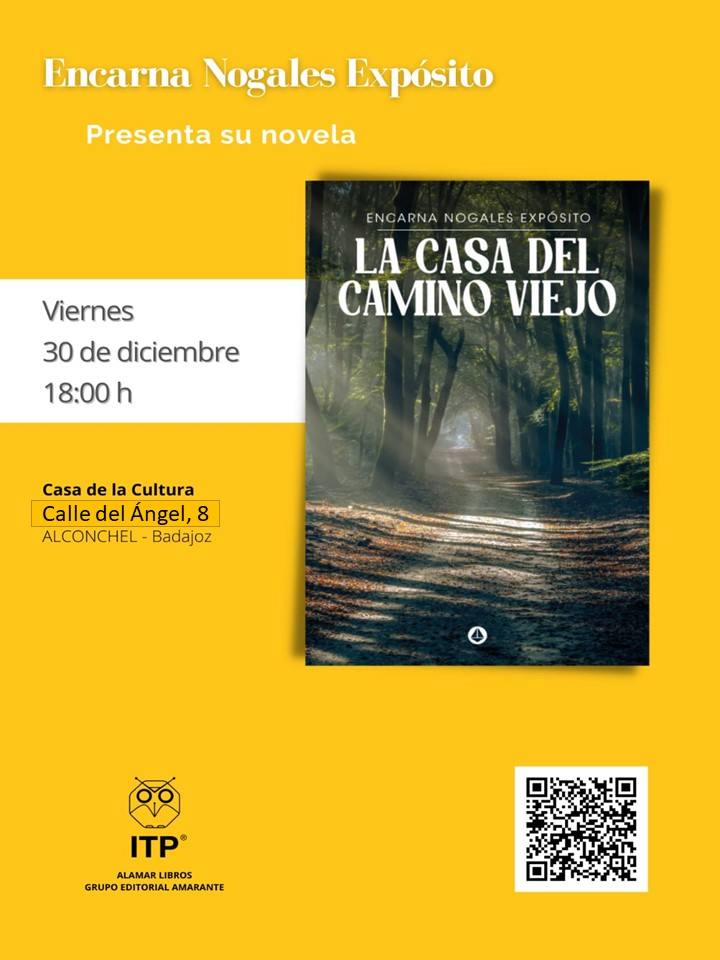 Cartel de la presentación del libro. 
