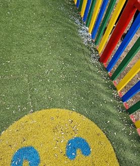 Imagen secundaria 2 - Acto de vandalismo en un parque infantil de Calamonte