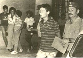 El joven autor del crimen, Juan Carlos C., de 18 años