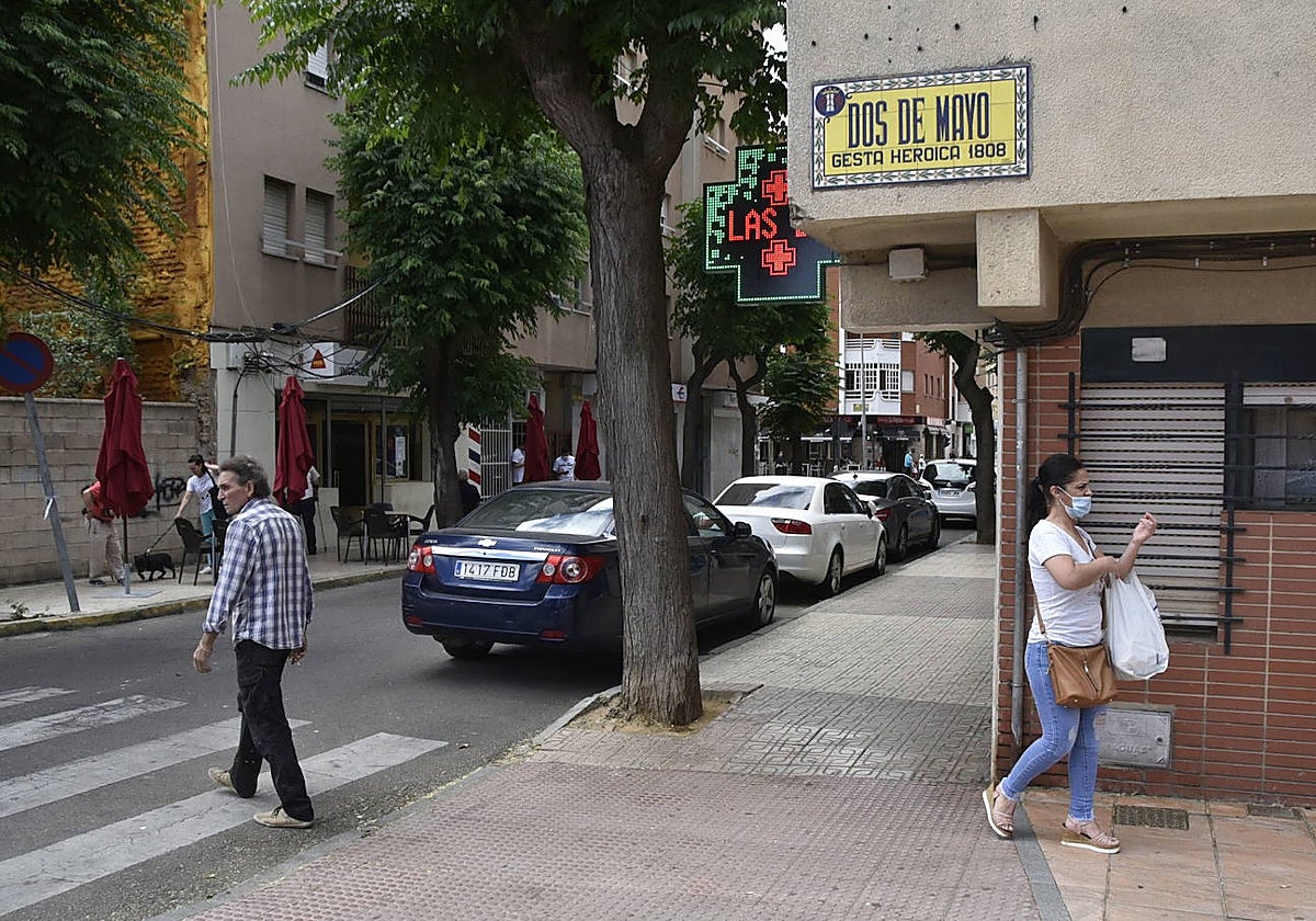 Calle Dos de Mayo, donde se encuentra una de las promociones de vivienda municipal en una imagen de archivo.