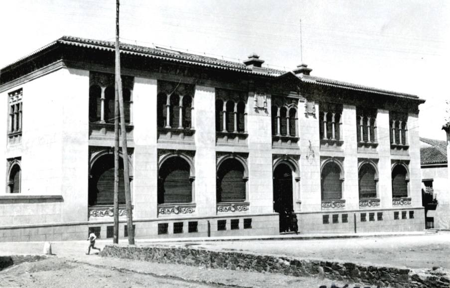 Instituto de Higiene y Salud de Cáceres al que iban los médicos que luchaban contra el paludismo en los años 20.