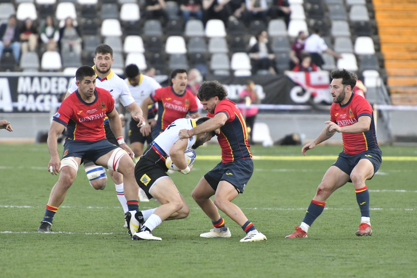 Unas 5.300 presencian en Badajoz la Europe Championship de rugby