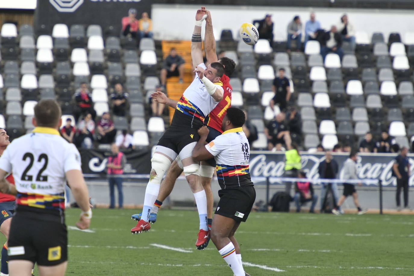 Unas 5.300 presencian en Badajoz la Europe Championship de rugby