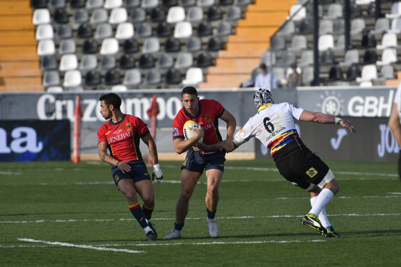 Unas 5.300 presencian en Badajoz la Europe Championship de rugby