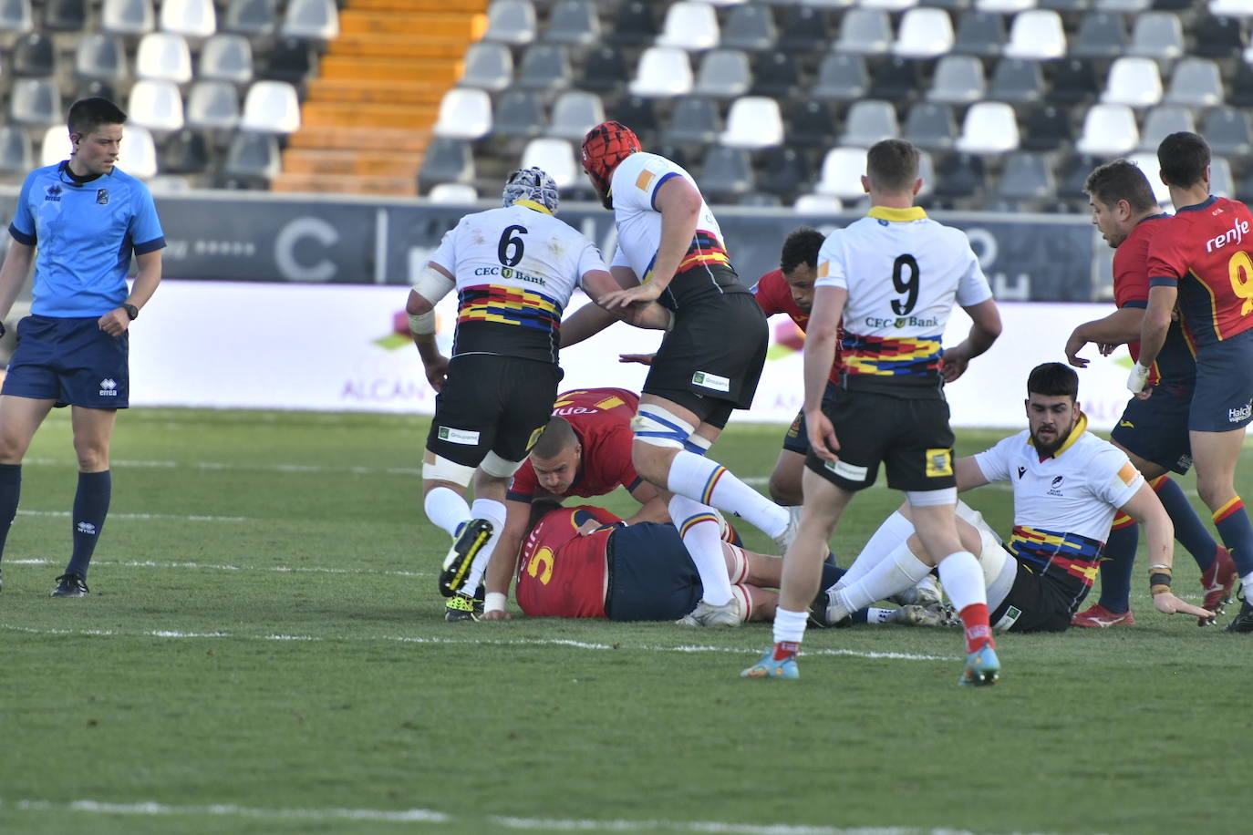 Unas 5.300 presencian en Badajoz la Europe Championship de rugby