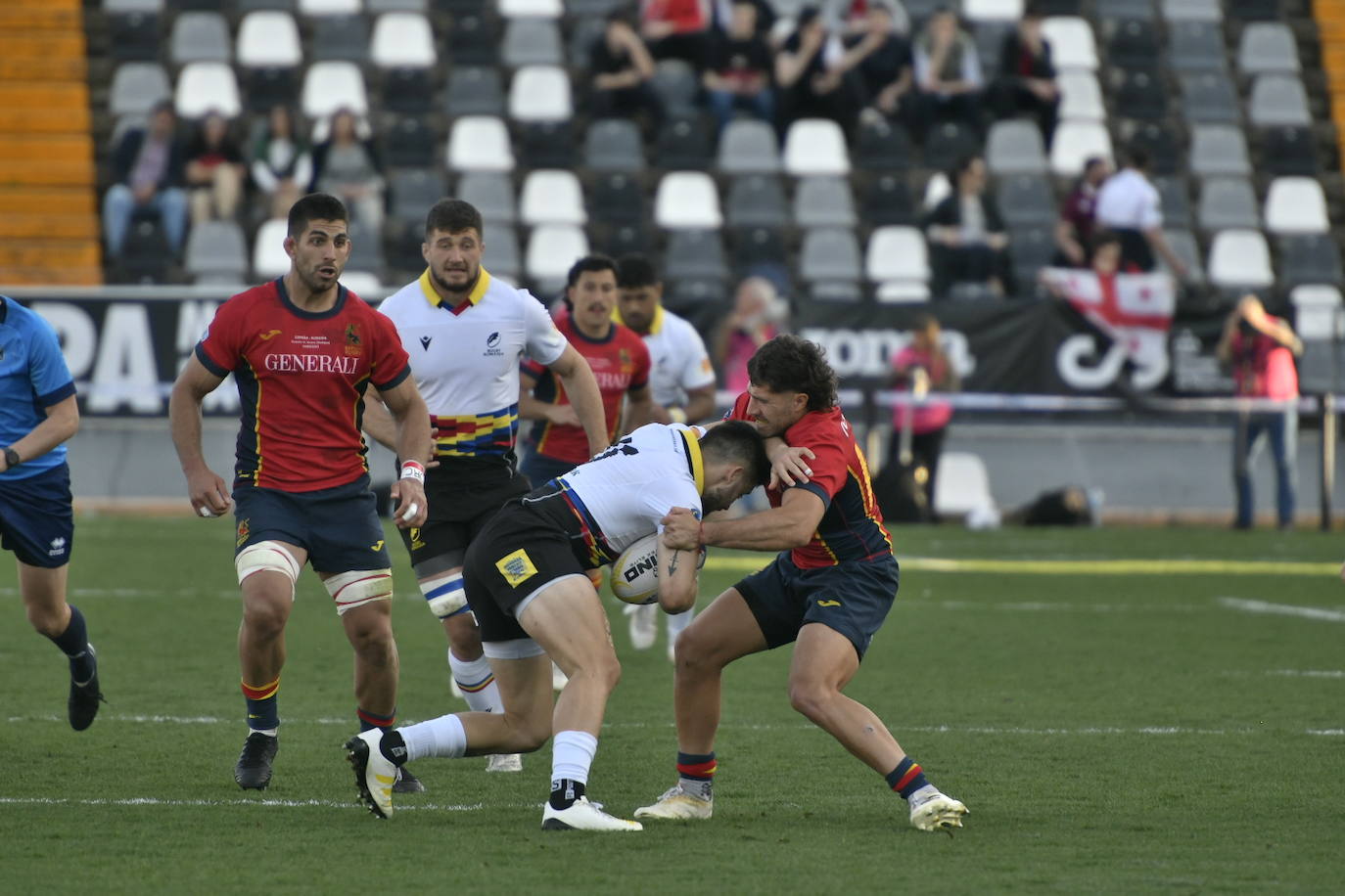 Unas 5.300 presencian en Badajoz la Europe Championship de rugby