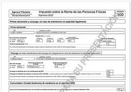 Modelo de declaración.