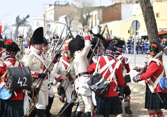 Recreación de la Guerra de la Independencia el año pasado