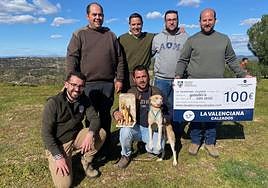 José Joaquín Rajo y 'Rubia'.