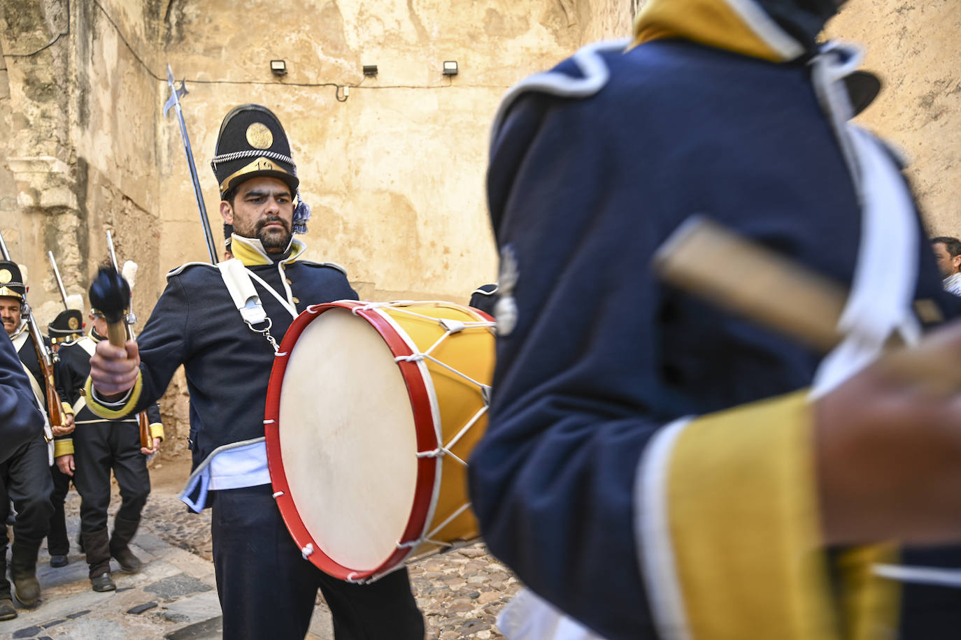 Los militares llevaban su propia unidad musical.