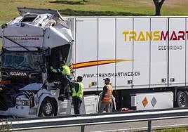 El accidente ha tenido lugar en el kilómetro 15 de la Ex-A1.