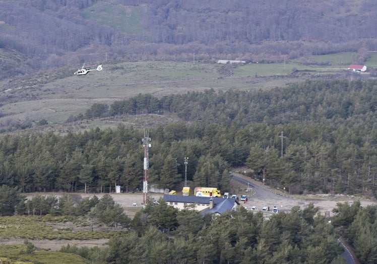 Vista parcial de la sierra de Béjar y Candelario, donde desapareció el celador y auxiliar de Enfermería.