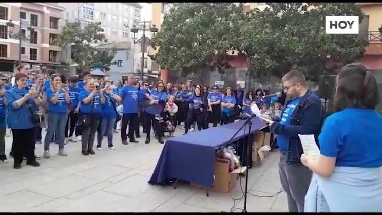 Marcha Azul con motivo del Día Mundial del Autismo