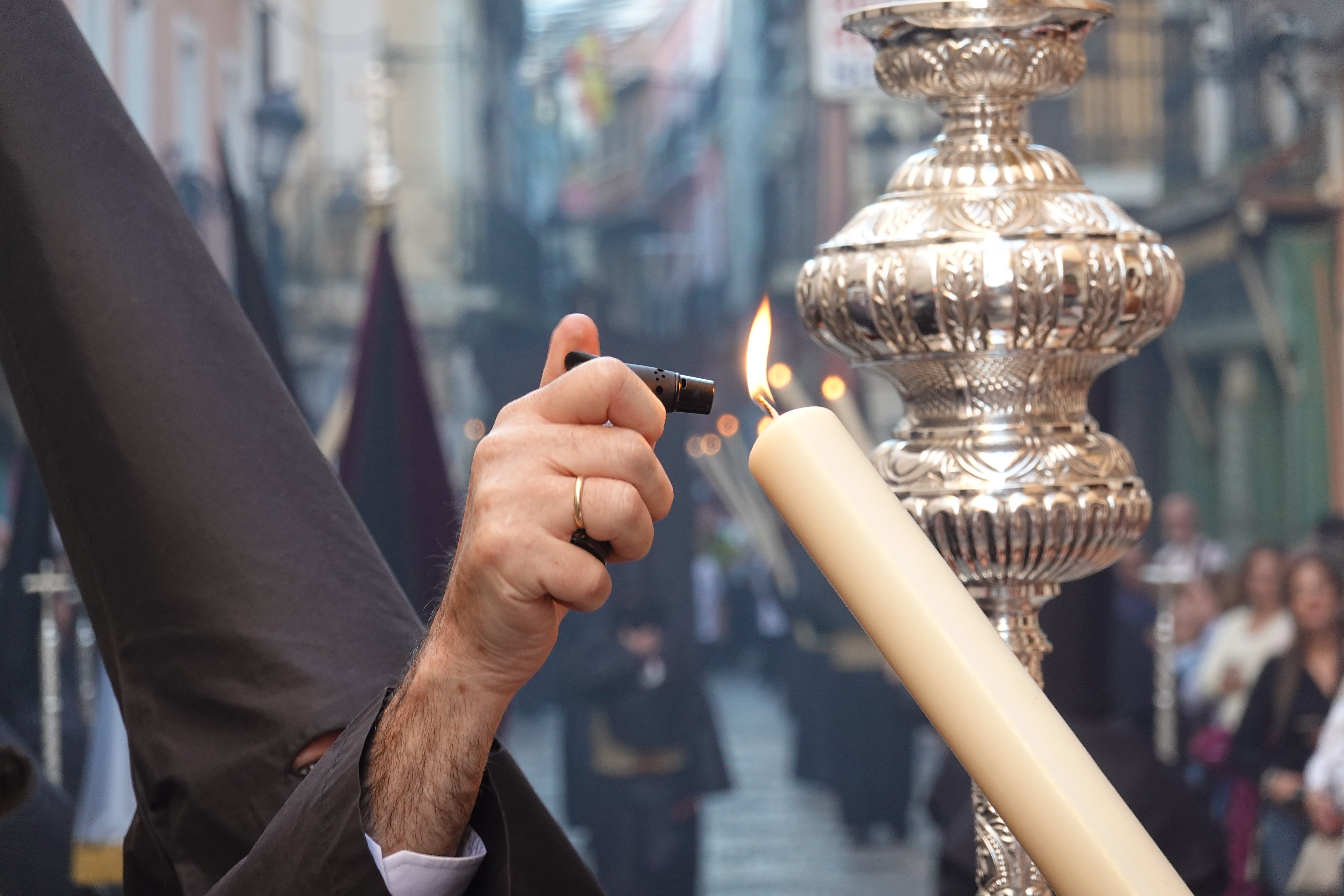 Las mejores imágenes del Jueves Santo en Badajoz