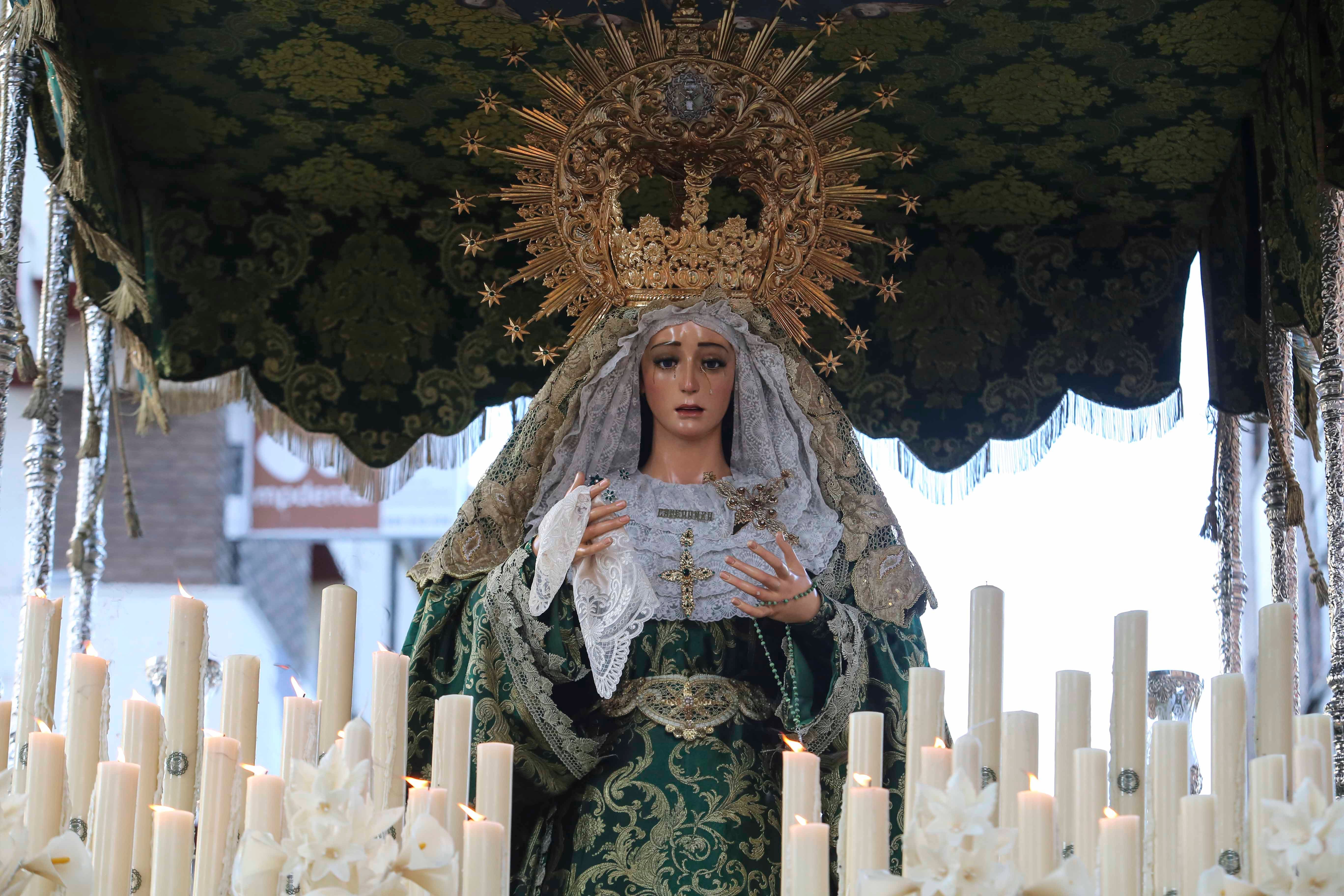 Procesión de la Cofradía Ferroviaria del Descendimiento, Santísima Virgen de las Angustias y Nuestra Señora de la Esperanza