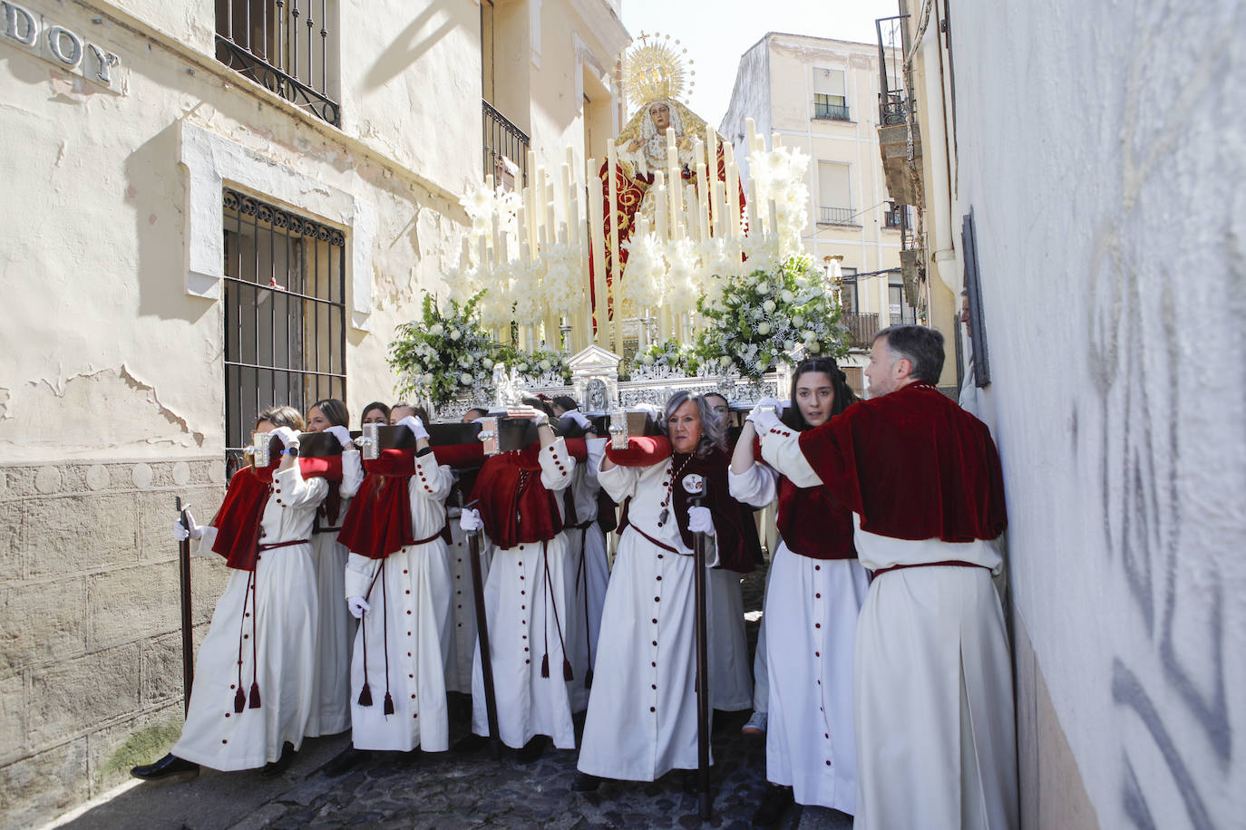 Procesión de la cofradía de la Sagrada Cena