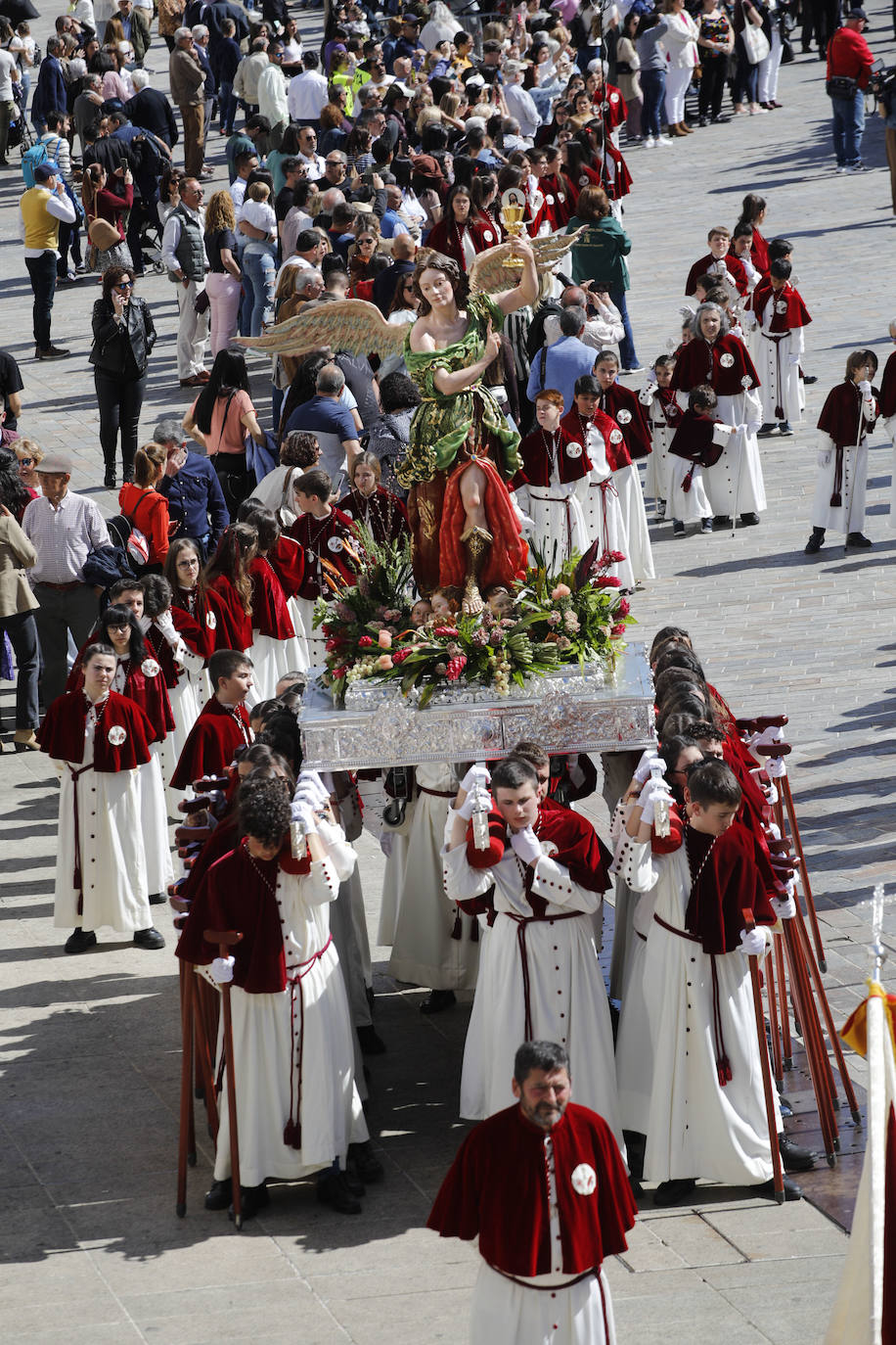 Procesión de la cofradía de la Sagrada Cena