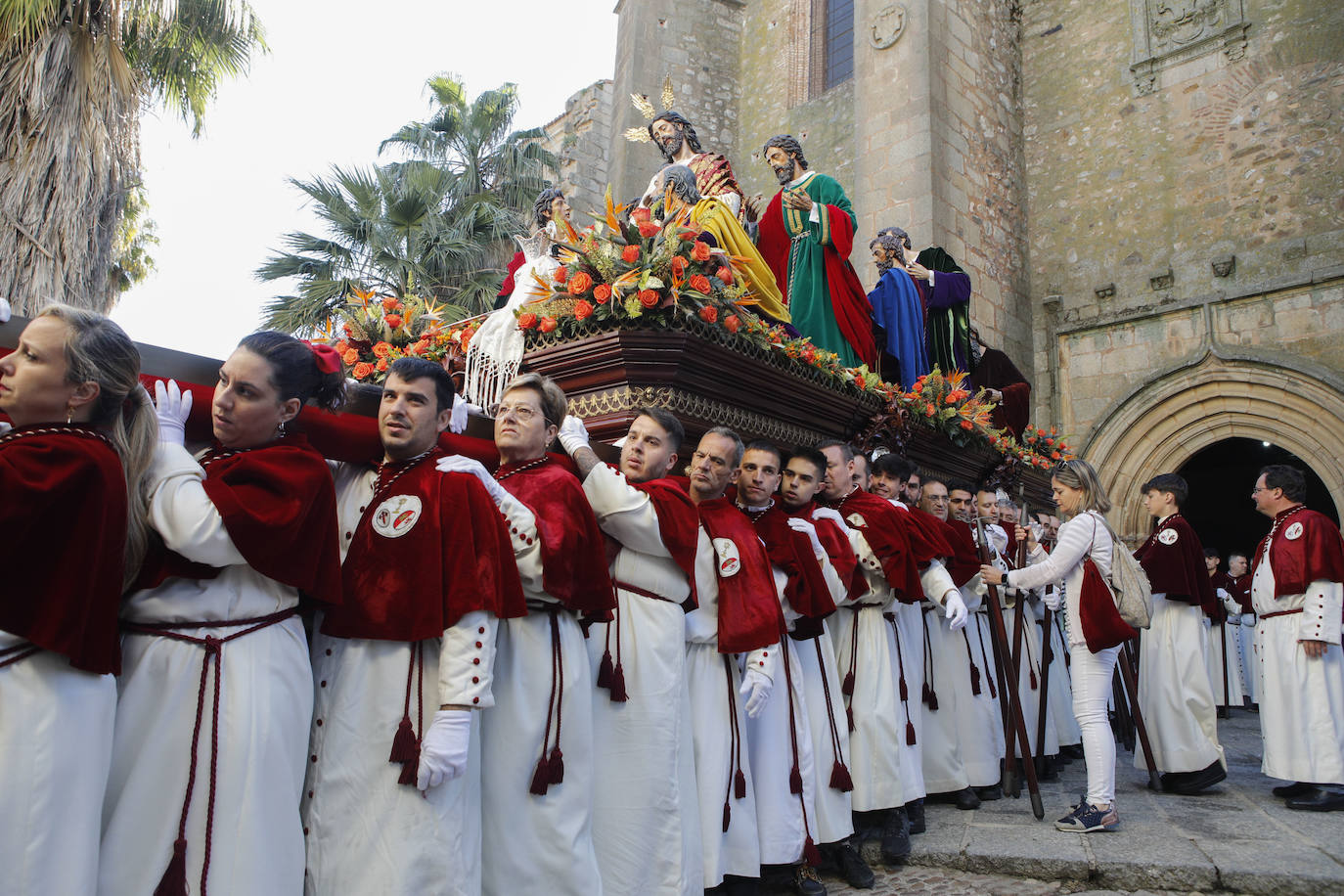 Procesión de la cofradía de la Sagrada Cena