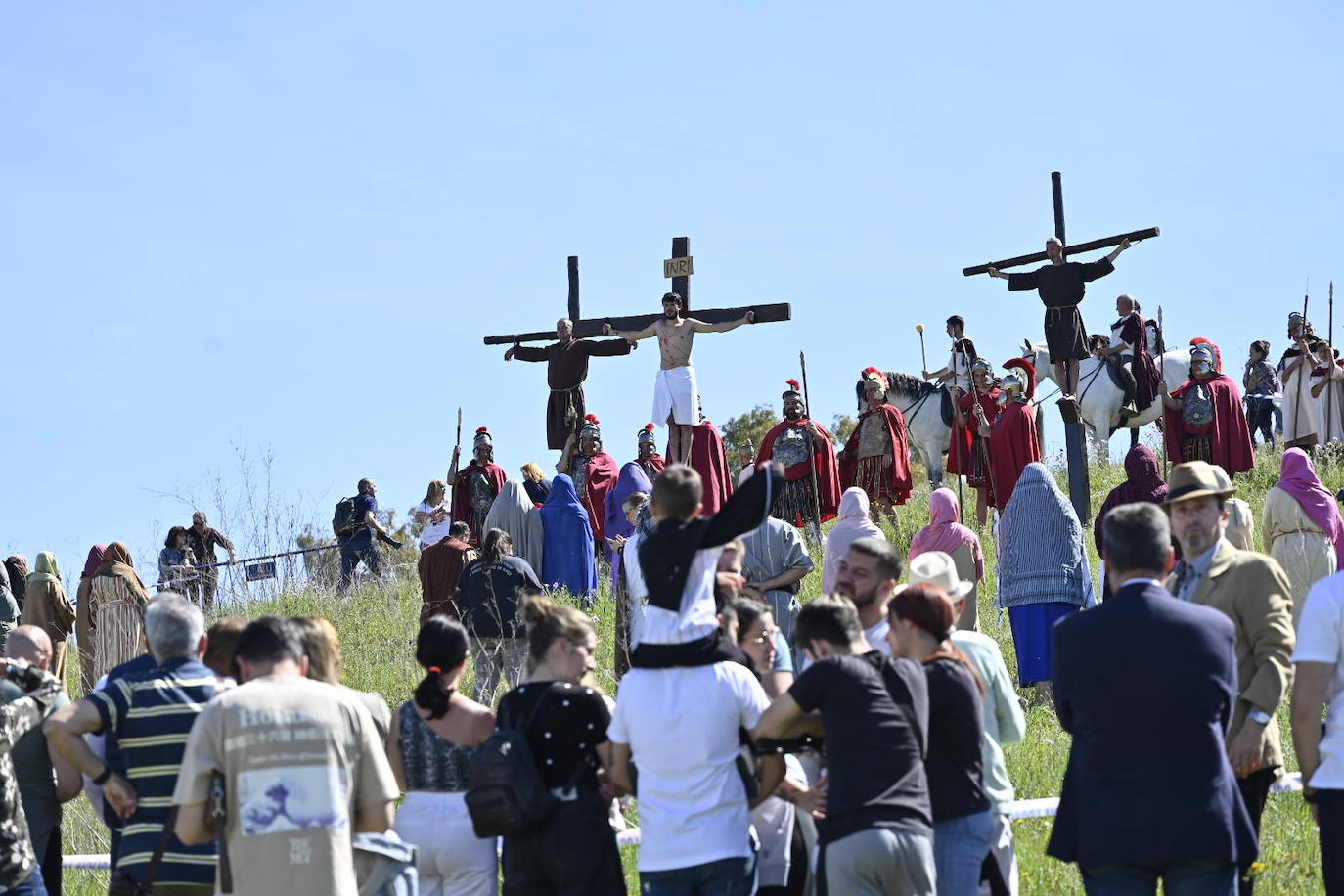 Fotos del Viacrucis del Cerro de Reyes, en Badajoz