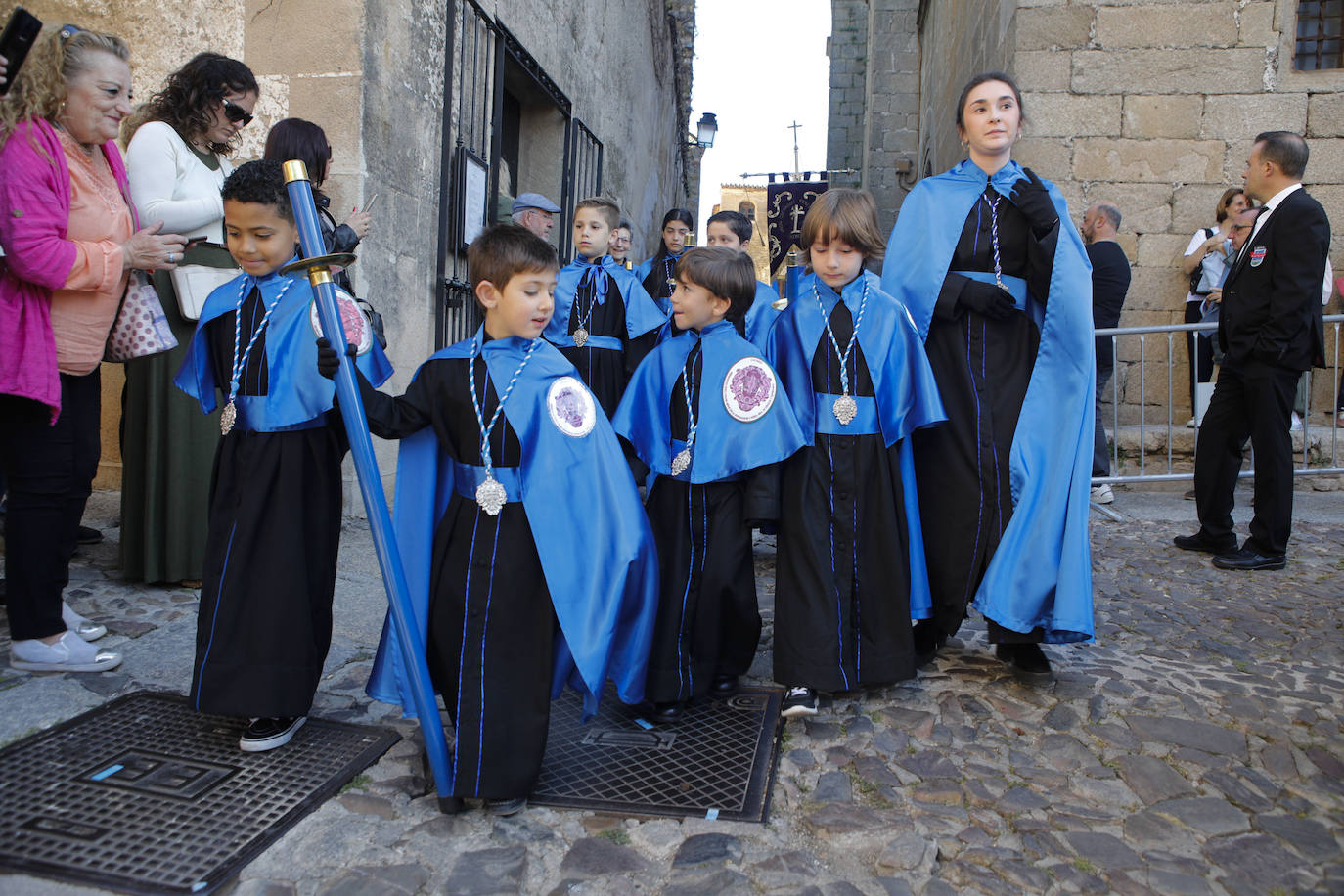 Pasos: Nuestro Padre Jesús de la Expiración de la Arguijuela y Nuestra Madre y Señora de Gracia y Esperanza. Cofradía: Ilustre Hermandad de Penitencia y Cofradía de Nazarenos de Nuestro Padre Jesús de la Expiración de la Arguijuela y Nuestra Madre y Señora de Gracia y Esperanza.