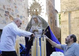 La mañana del Viernes Santo cacereño, en imágenes