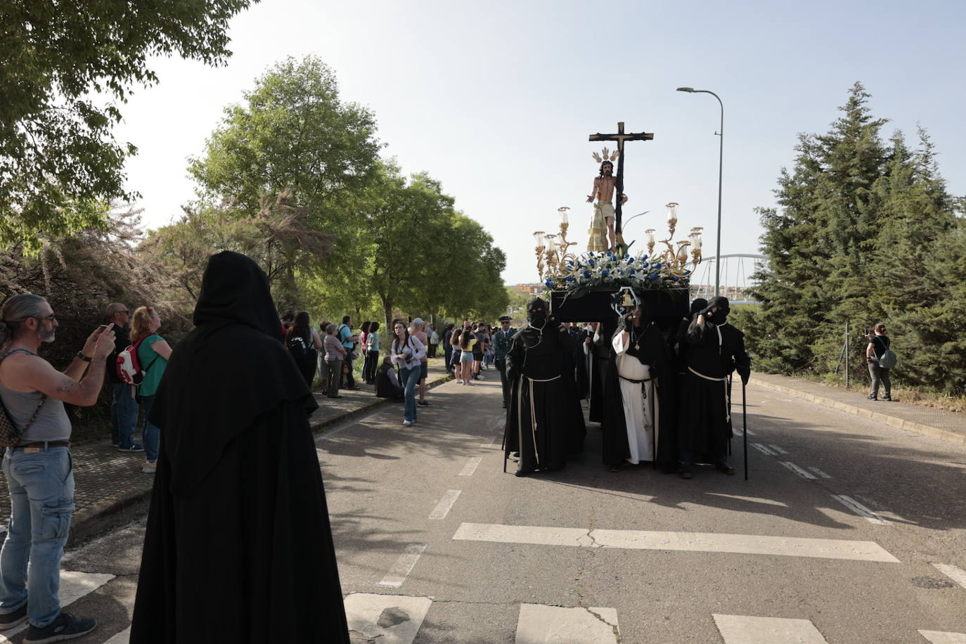 Procesión del Santísimo Cristo de la Victoria y Nuestra Señora del Rosario. Cofradía dominicana del Santísimo Cristo de la Victoria.