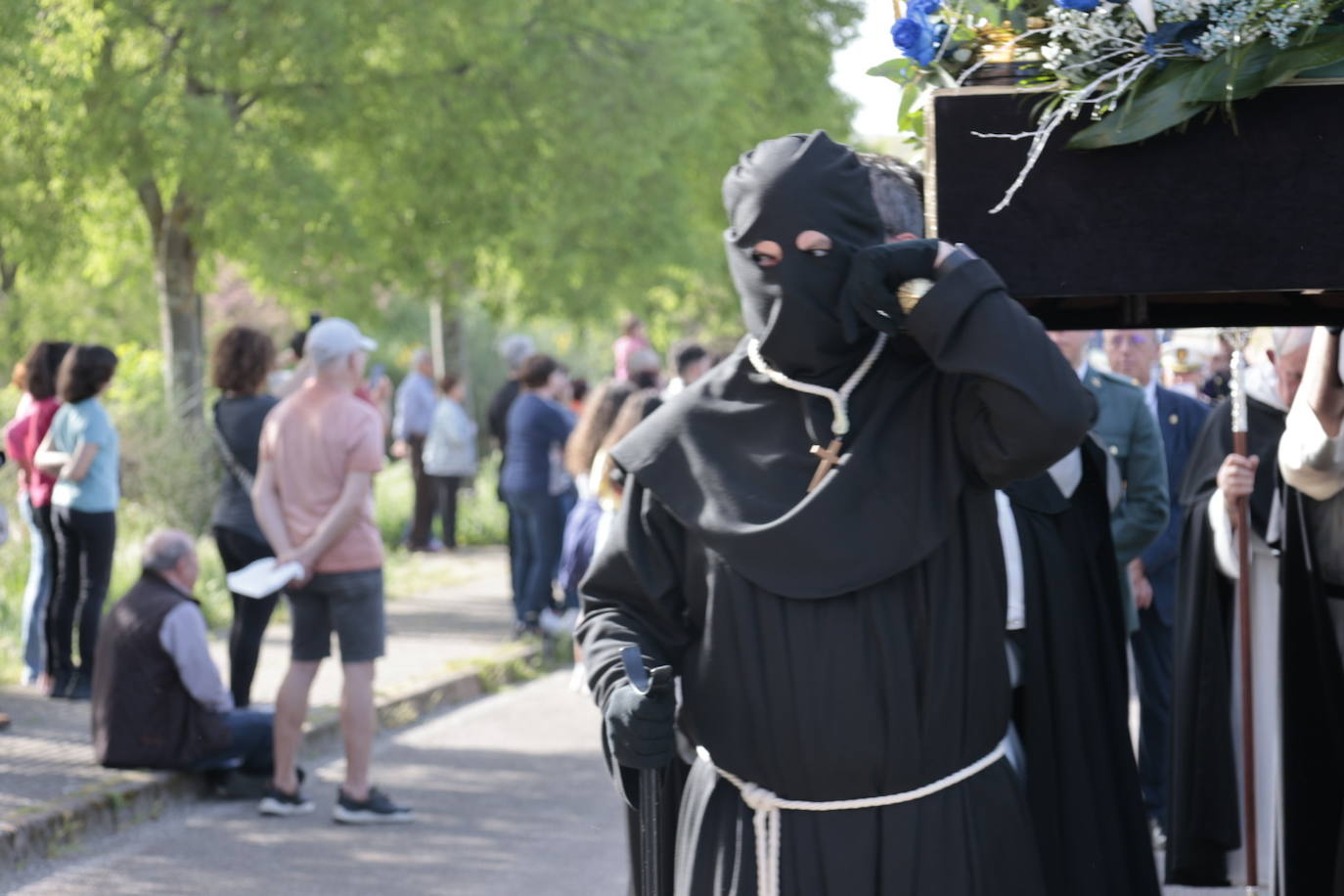 Procesión del Santísimo Cristo de la Victoria y Nuestra Señora del Rosario. Cofradía dominicana del Santísimo Cristo de la Victoria.