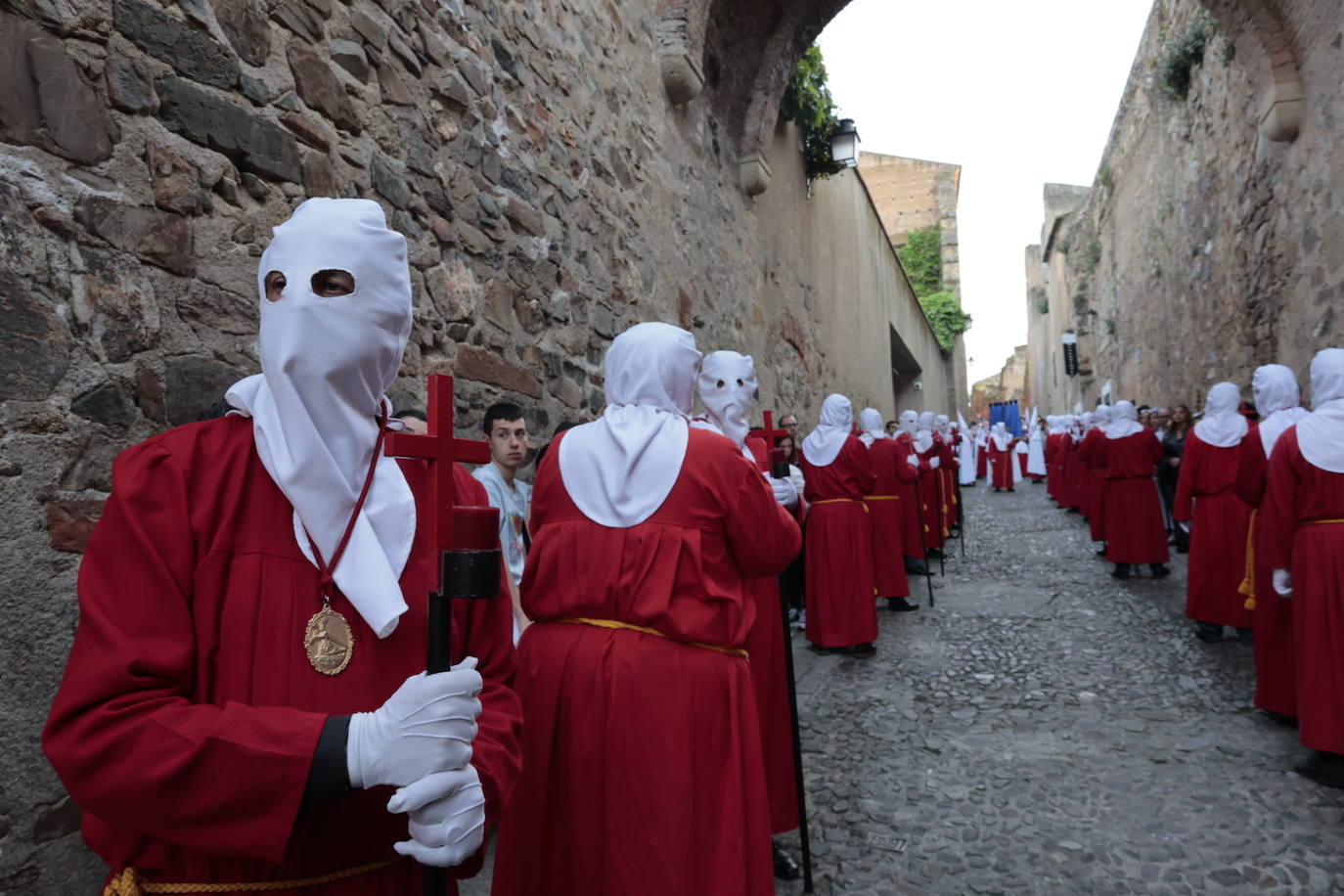 Procesión del Cristo de las Batallas con el paso de Nuestra Señora del Buen Fin.