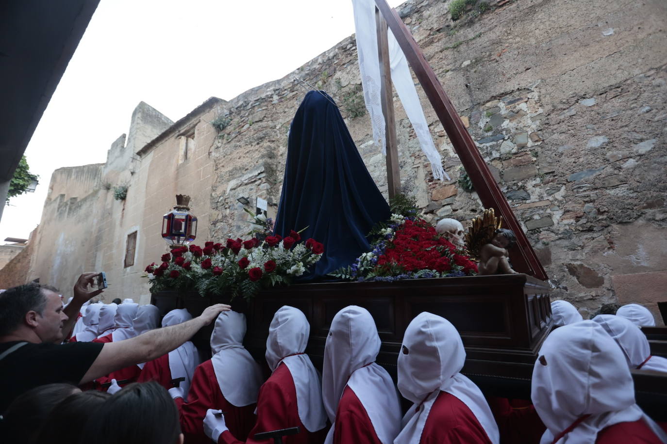 Procesión del Cristo de las Batallas con el paso de Nuestra Señora del Buen Fin.