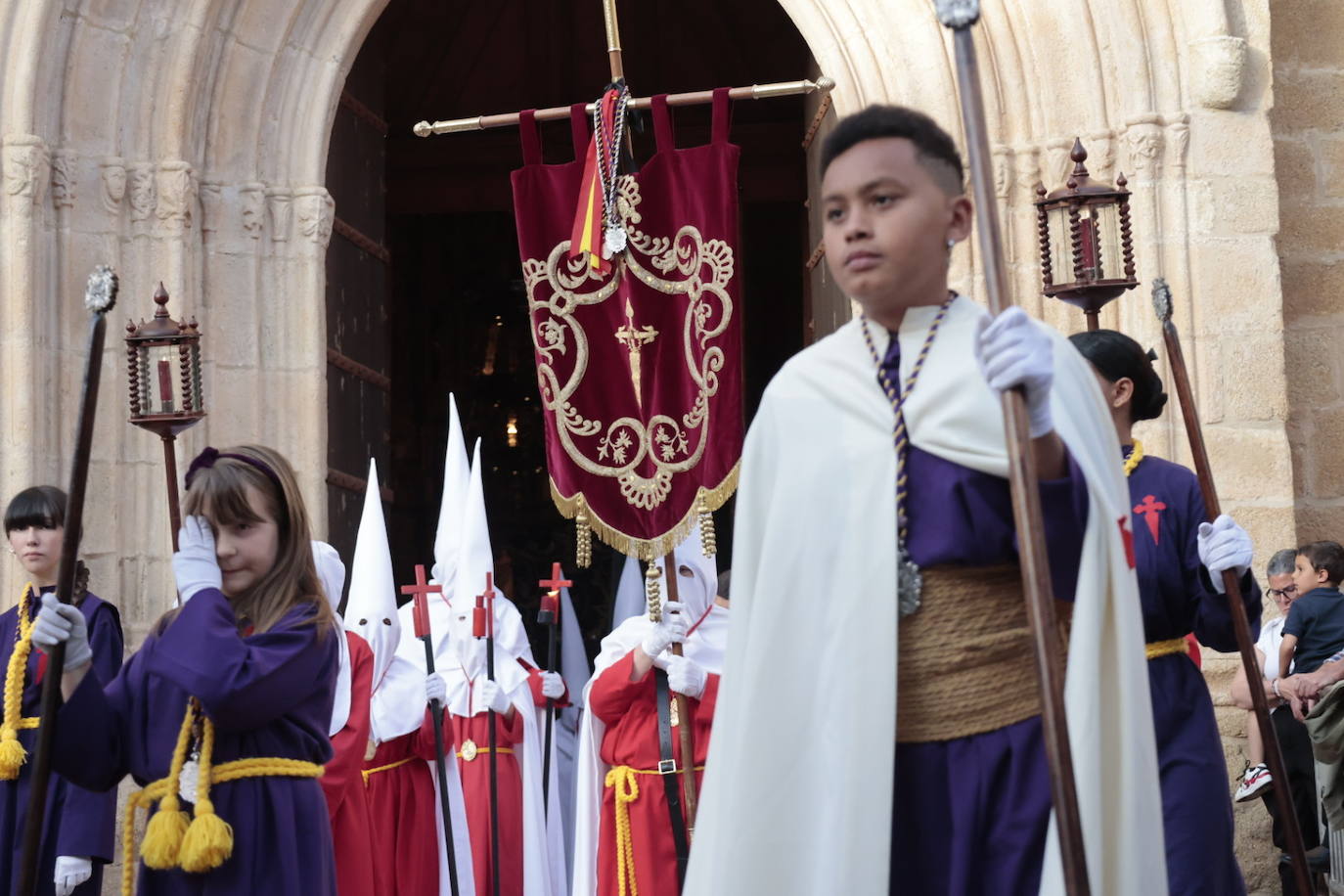 Procesión del Cristo de las Batallas con el paso de Nuestra Señora del Buen Fin.