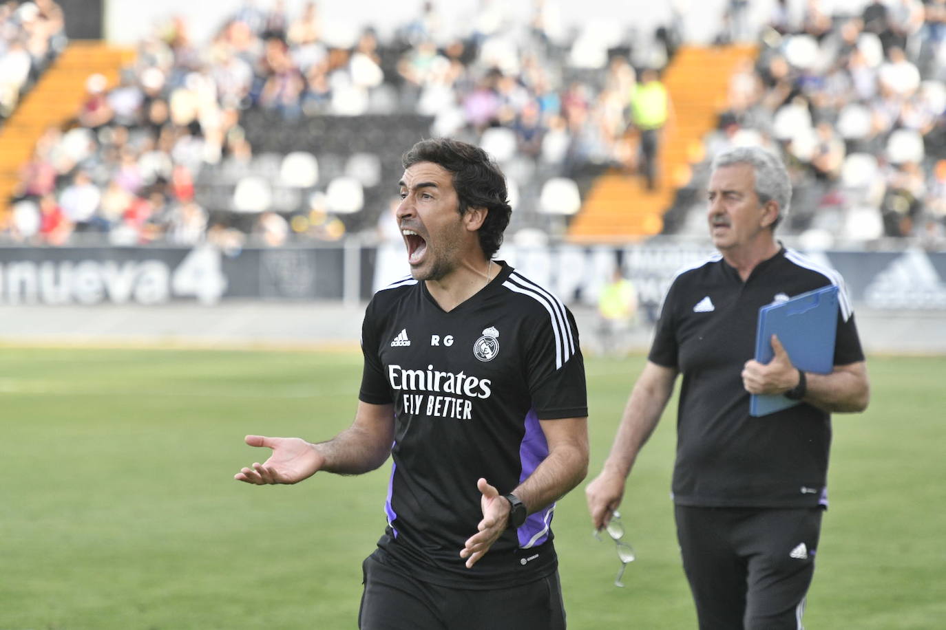 Imágenes del partido entre el CD Badajoz y el R. Madrid Castilla