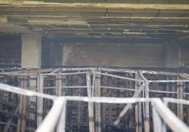 Así han quedado las instalaciones del club de golf de Cáceres calcinadas por el fuego