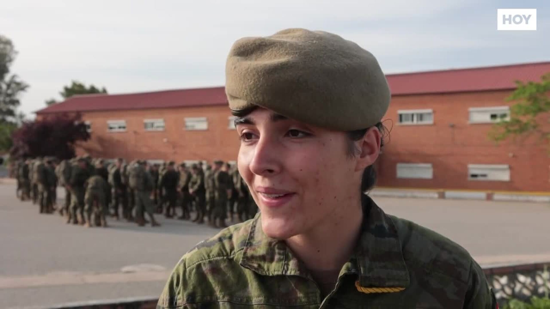 Teresa Paris, de bachiller a soldado en Cáceres Hoy