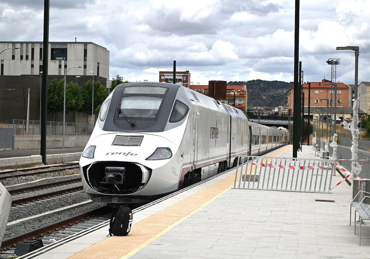 Estación de tren de Plasencia, sin conexión con Salamanca.