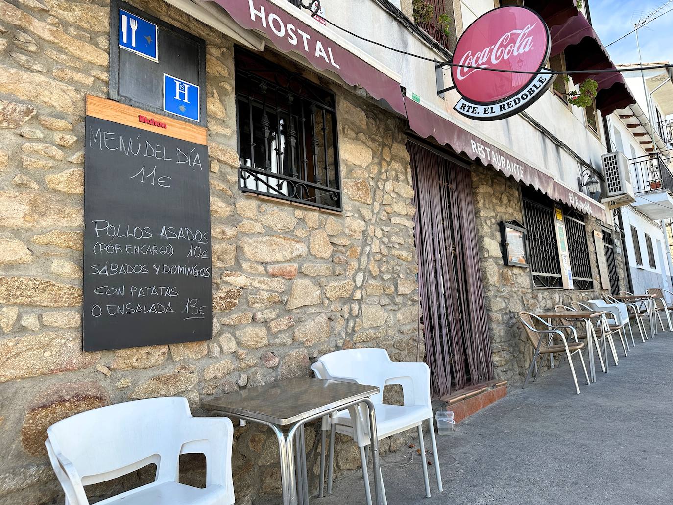 Comer en El Redoble, Hoyos