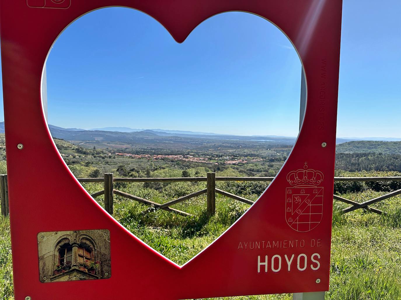 Vista corazón Hoyos
