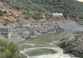 Actual ubicación de las bombas para el trasvase del Almonte a Cáceres.