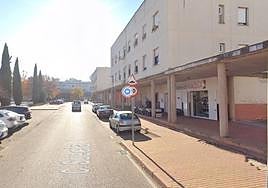 Calle Suecia en el Cerro de Reyes de Badajoz.