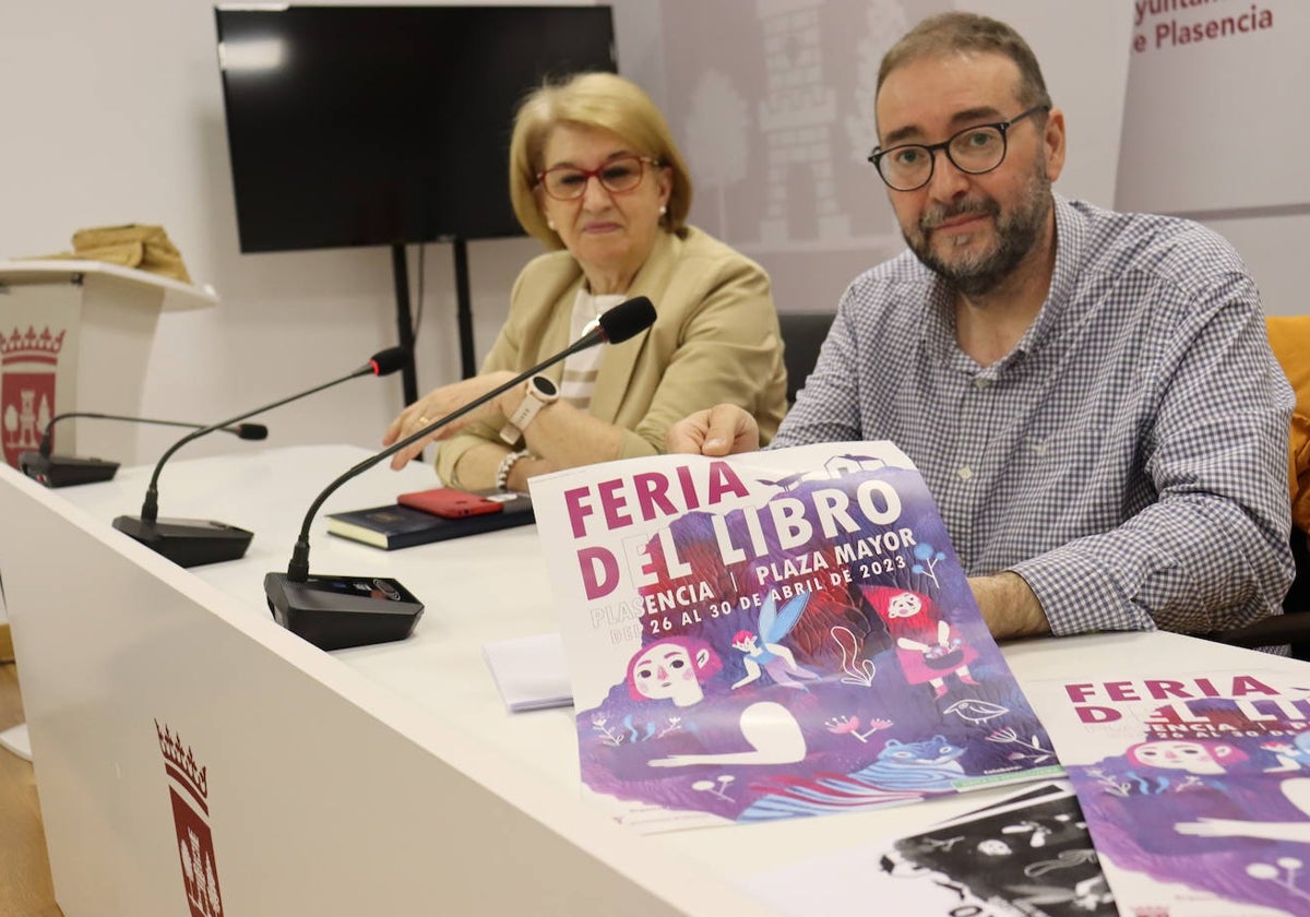 Juan Ramón Santos y Marisa Bermejo, responsables de Cultura en el Ayuntamiento.