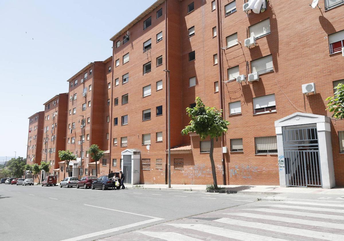 Bloques de pisos sociales en Cáceres.