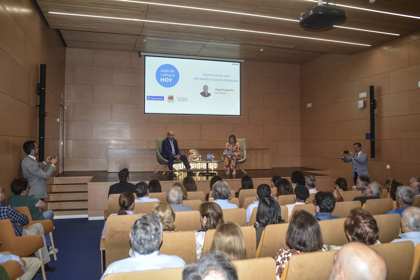 Ángel Expósito en el Aula de Cultura HOY