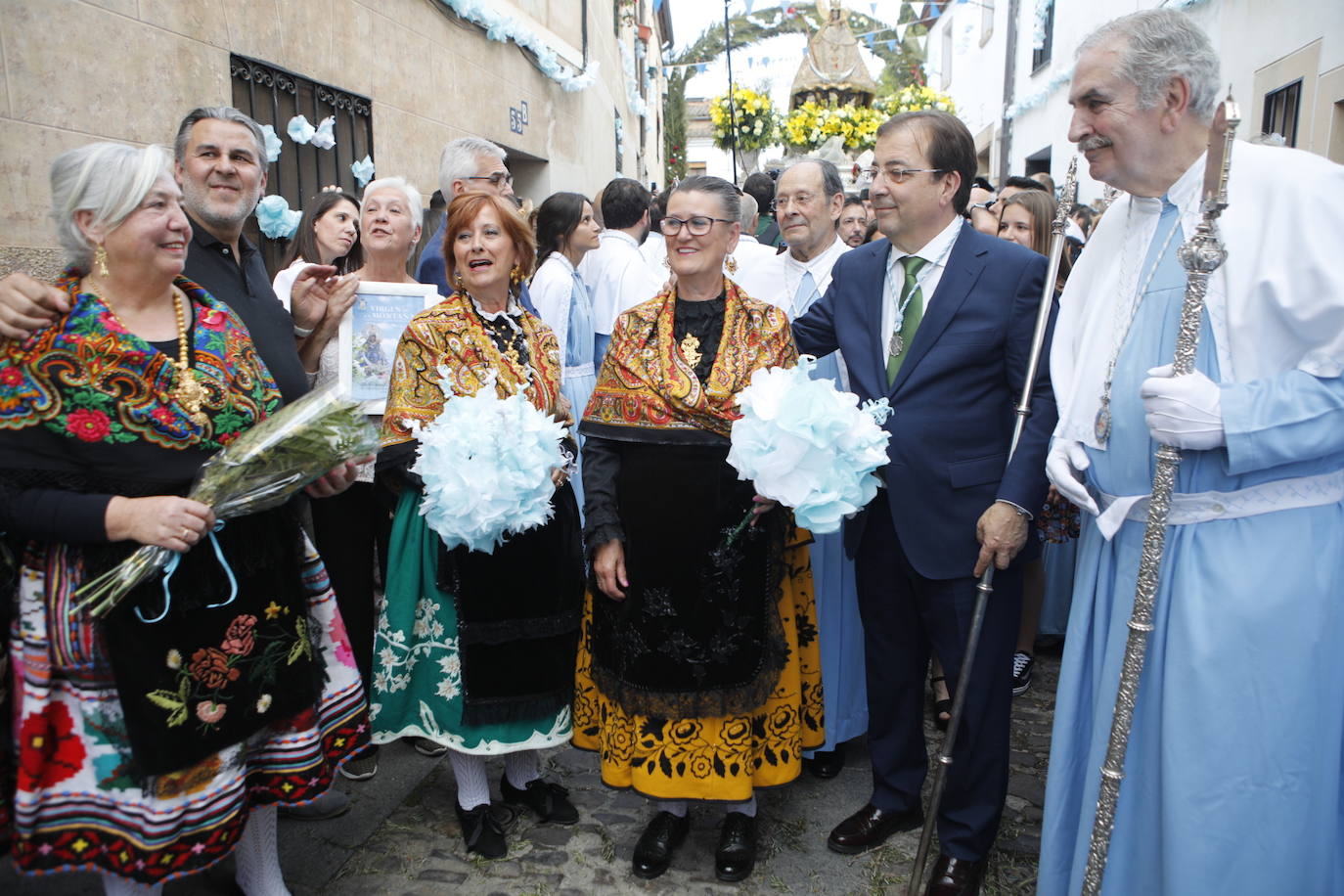 Las mejores imágenes de la bajada de la patrona de Cáceres