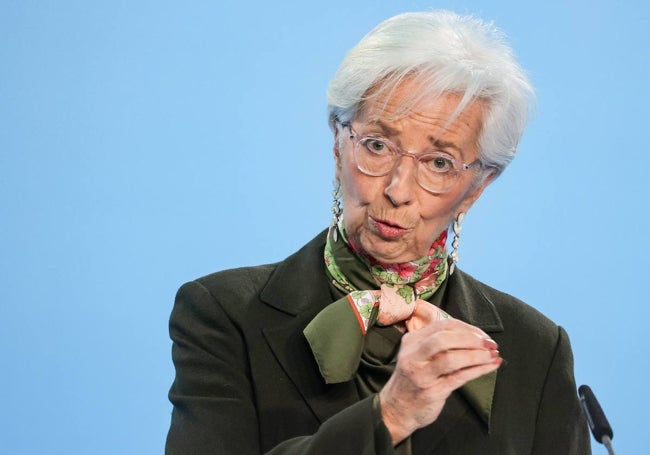 La presidenta del BCE, Christine Lagarde.