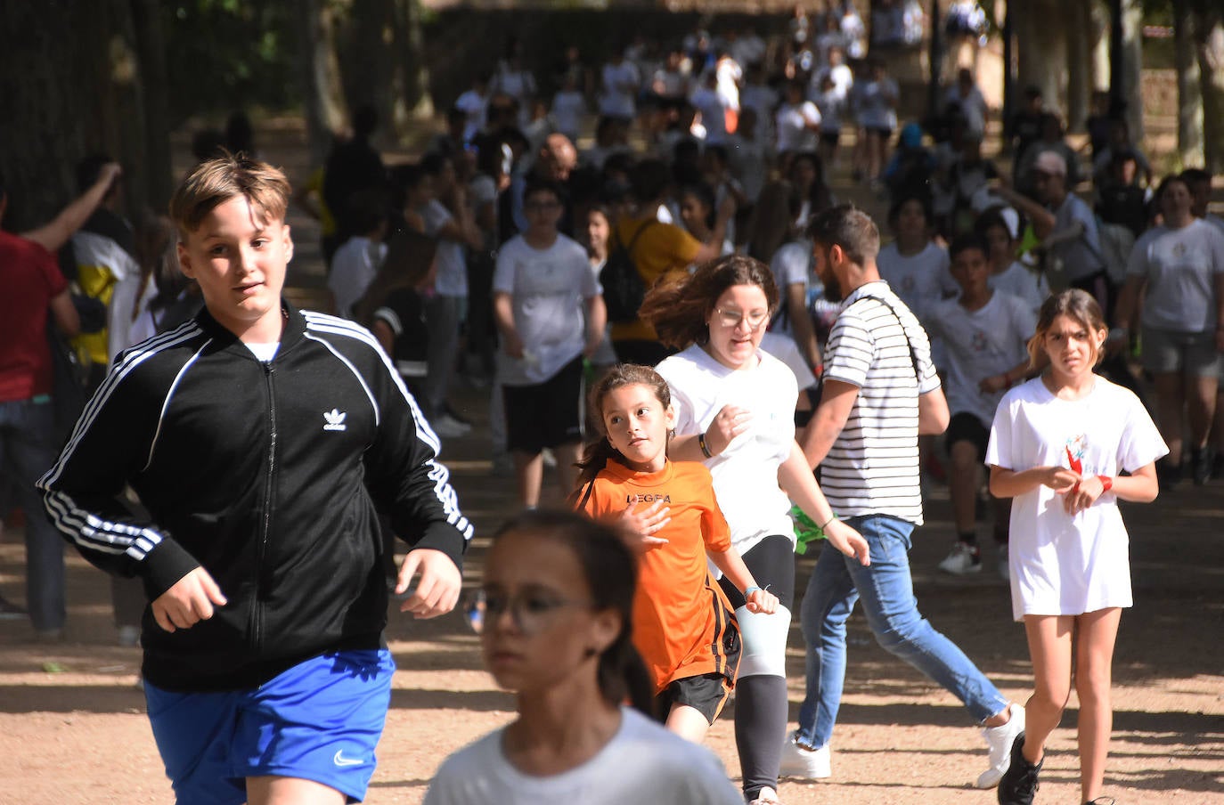 Imágenes de la ruta solidaria.