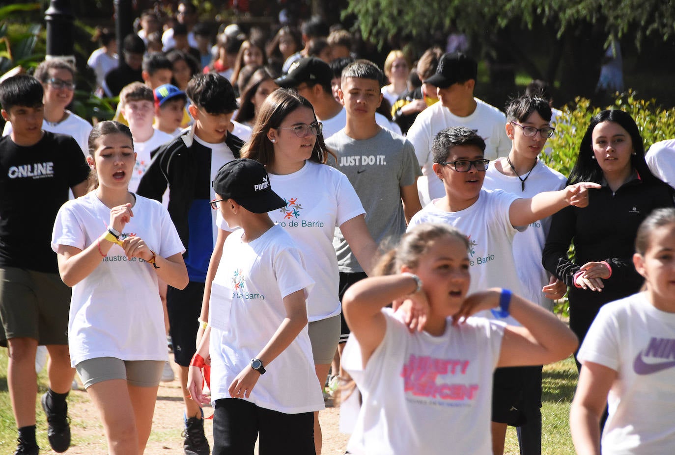 Imágenes de la ruta solidaria.