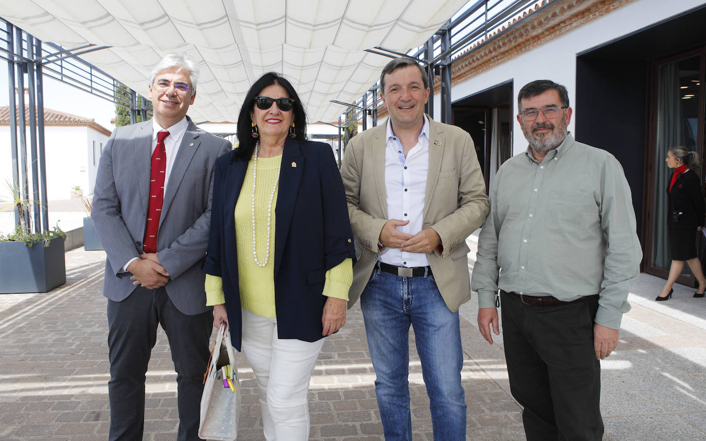 Raúl Romero, Raquel Rodríguez LLanos, Benito Román y Andrés Rey