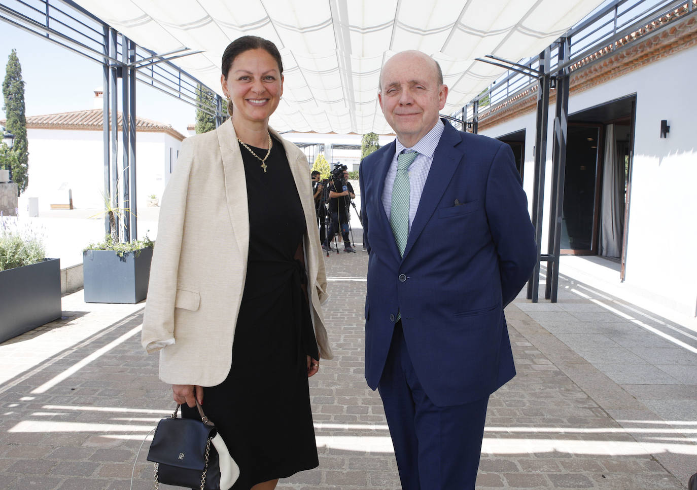 María Mendigutía y Fernando Campón