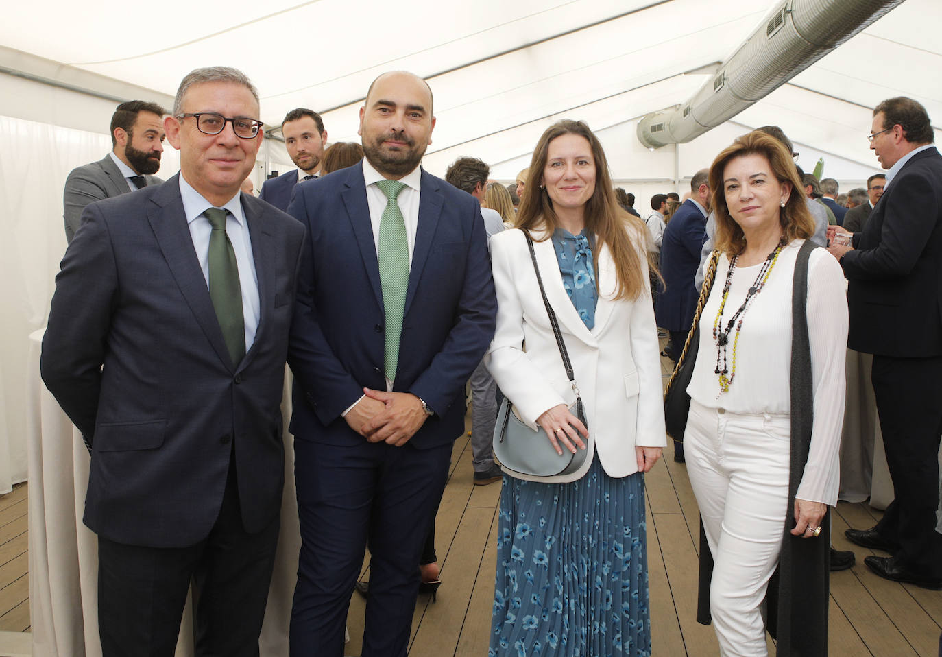 Alberto Benito, José Manuel Bellot, Candela Barquera y Beatriz Urigarri, de Iberdrola