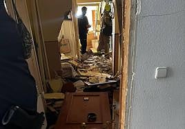 Así ha quedado el edificio tras la explosión de gas en Plasencia