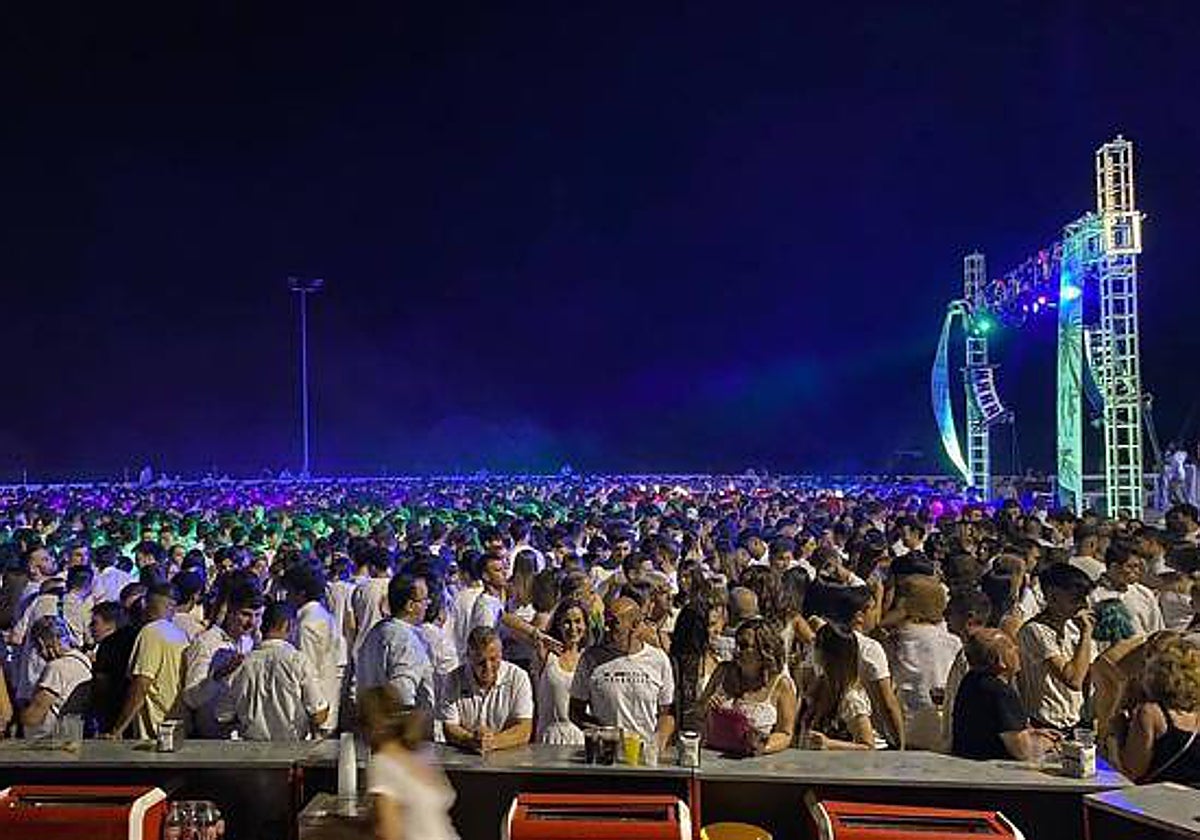 Más de 4.000 personas asistieron a la fiesta de Malpartida de Cáceres el 9 de julio del año pasado.